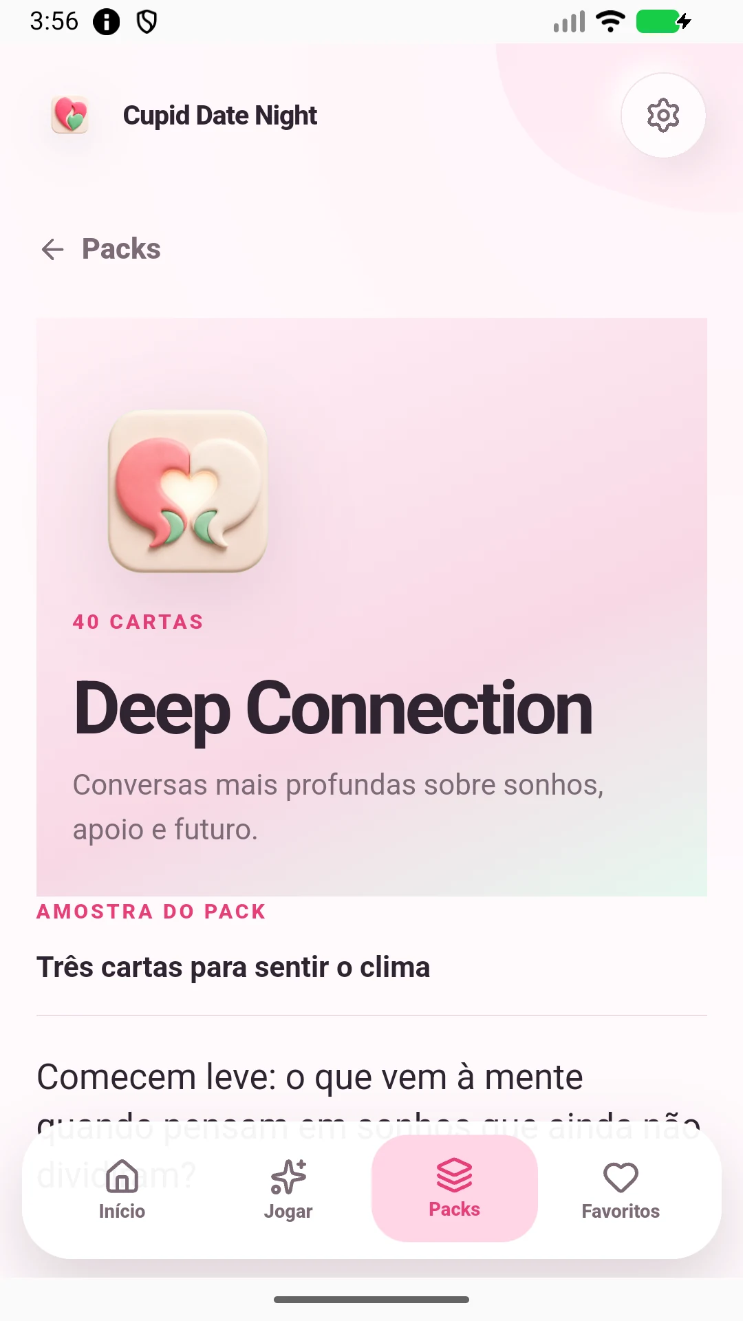 Pack Deep Connection Cupid Date Night