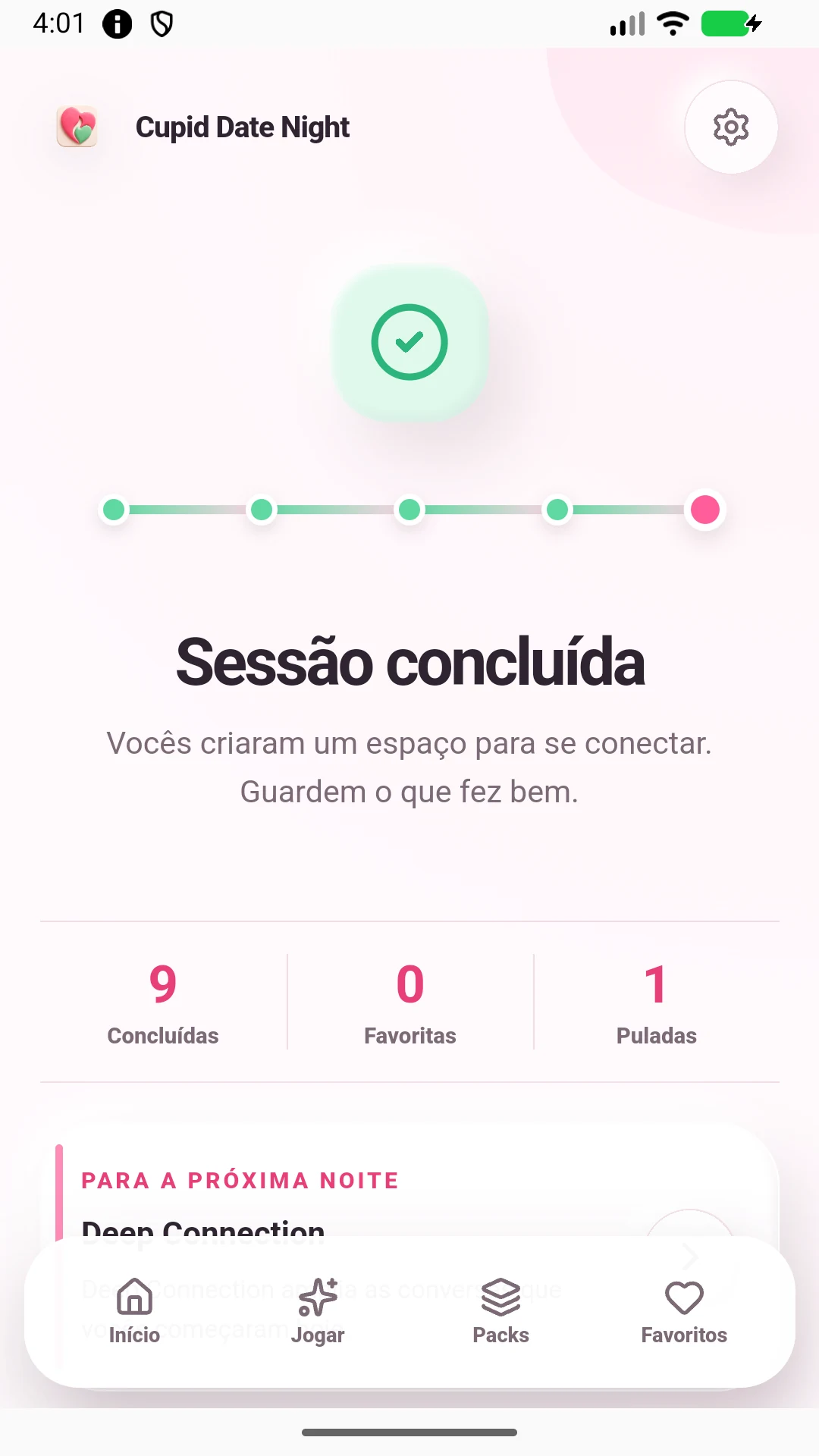 Resumo Cupid Date Night