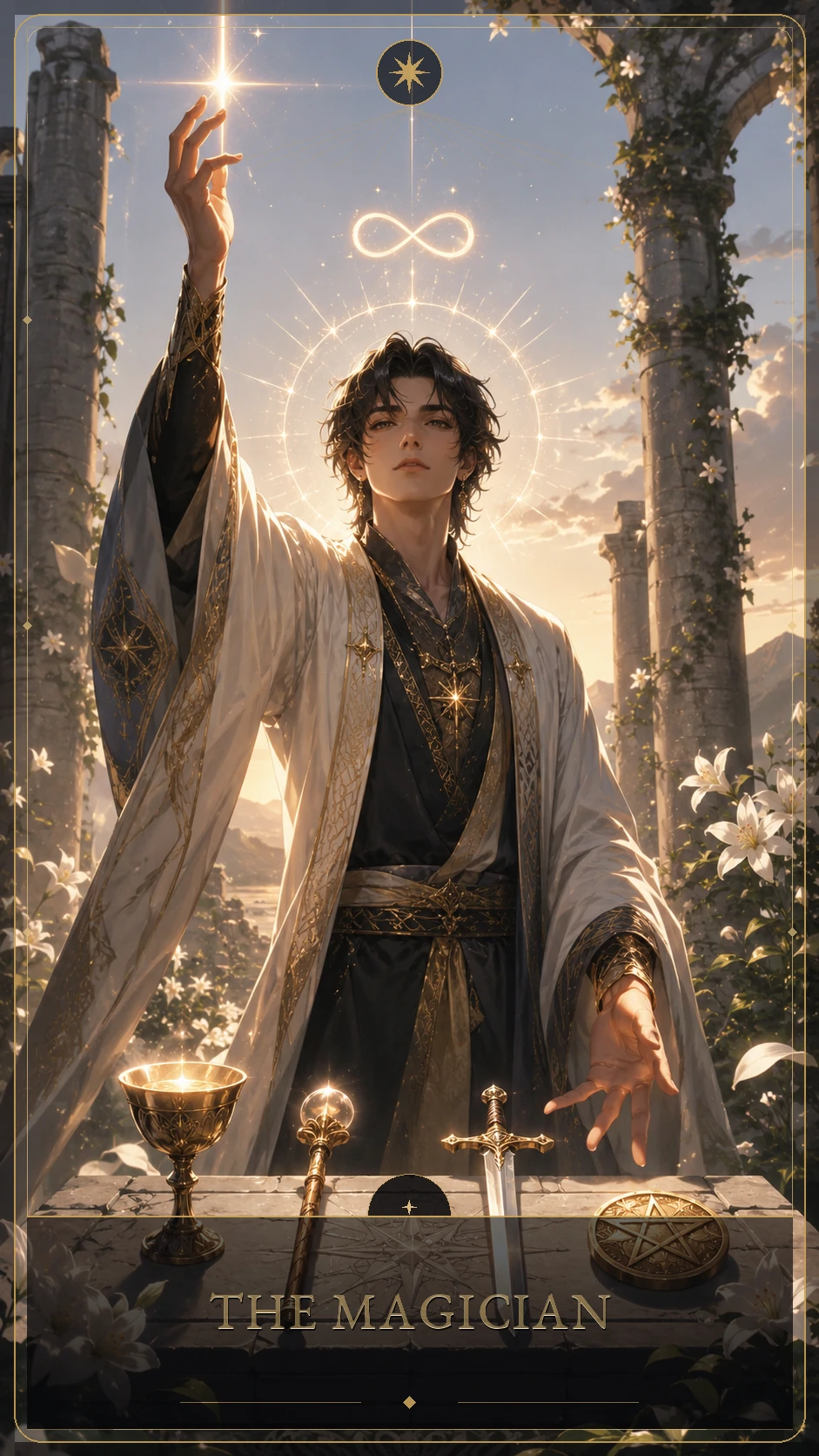 O Mago — carta canônica do Tarot Lúmina